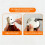 Metal set Door Support Fast To Install No remainder-Silver 7