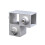 Square Pipe Fixed Joint Storage Rack Connector-20x20 4 ways 1