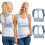 2 Pack Adjustable Back Posture Corrector for Women with Dual Comfort Padding and Breathable Slim Support 1