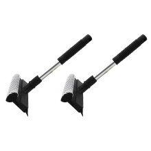 2PCS DoubleSided Window Squeegee with Sponge for Car Windshield Home Mirrors, Streak Finish