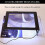 Full Page Reading Magnifier 2.5X LED Lighted Hands Rectangular Desktop Magnifying Glass for Seniors 5