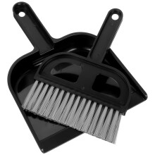 Mini Broom and Dustpan Set for Keyboard Crumbs, Soft Bristle Desktop Cleaning Brush, Easy Storage