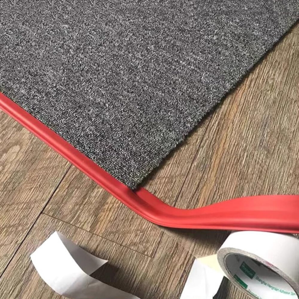 Self Adhesive Pvc Floor Transition Strip For Tile To Carpet, Cuttable Red Carpet Edge Trim 2.9M 10Ft 9073542085461