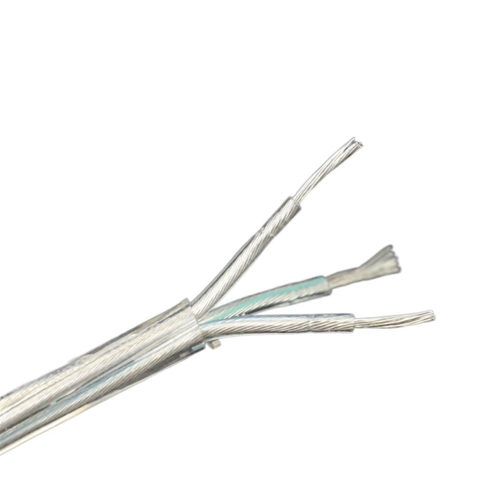 Transparent Pvc Electrical Wire 20M 0.75Mm2 3 Core Pendant Lamp Cord With Reliable Conductivity 9351714563550