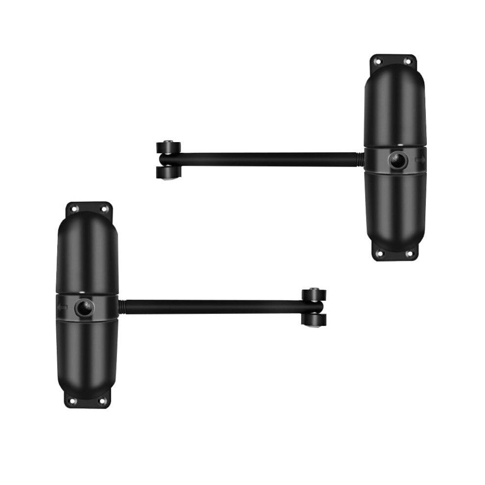 Automatic Spring Door Closer Adjustable Stainless Steel Hinge Compact Black And White 9330225416265