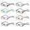 (150, Black) Folding Reading Glasses with Magnetic Snap Click Front and Hanging Neck Spectacles 4