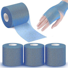 (blue) 3pcs Athletic Pre Wrap Tape For Sports Pre-wrap Athletic Tape 2.75 Inch By 30 Yards