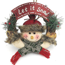 (B) Christmas Accessories Plush Snowman NIUNIU
