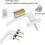 Alloy Window Handle with Secure Hook Lock, Inner Swing Door Handle Replacement, Smooth Push Pull Design 3