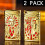 2 Pack Gold Blue Pharaoh Butane Torch Lighter, Refillable Adjustable Jet Flame, Windproof for BBQ and Kitchen 3