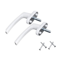 Casement Window Handle Replacement 43mm Hole Spacing, Durable Steel Lock Handle Pack of 2
