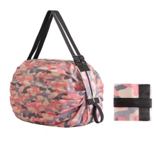 Foldable Storage Bag with Handle Travel Large Capacity Shopping Bag