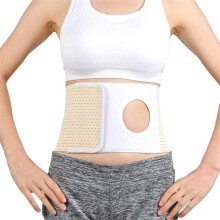 Ostomy Hernia Belt with Abdominal Support Design, Breathable Stoma Binder for Colostomy