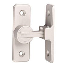 Sliding Door Lock Latch 90 Degree Security Door Bolt with Screws Durable AntiLift Design for Indoor Outdoor Use