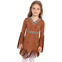 Indian Style Dress For Girls Ages 5 To 12 Years Old With-110cm