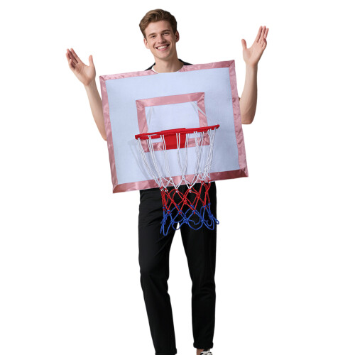 Basketbalstijl Draagbaar hoepelkostuum Comfortabel polyester-Wit