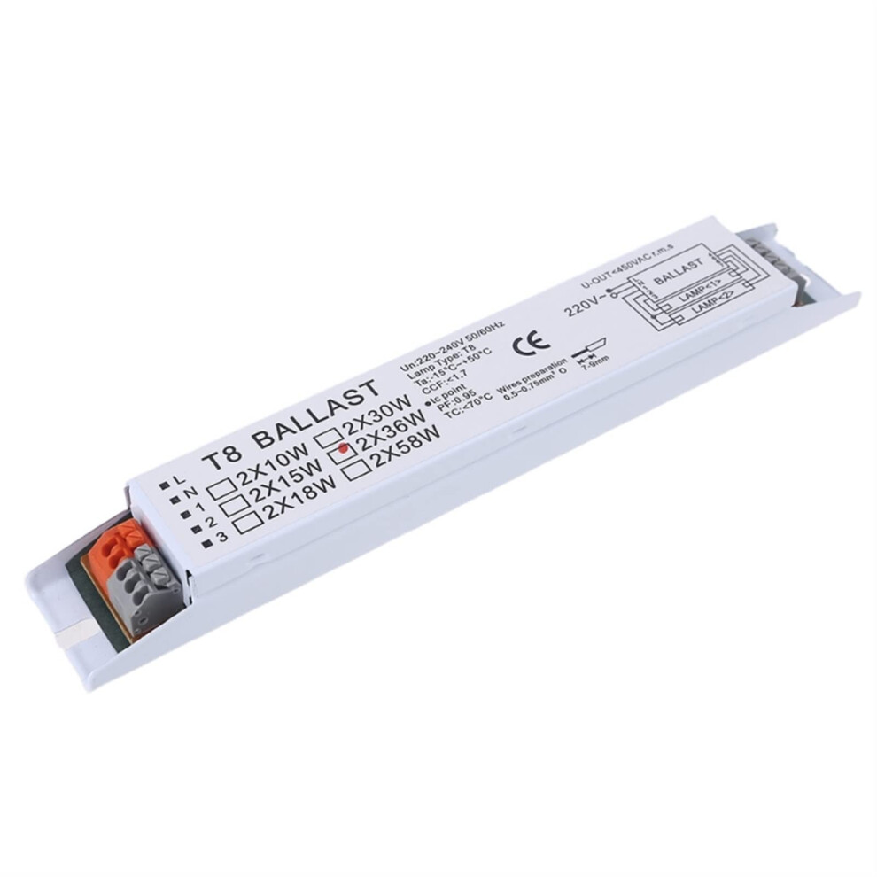 220240V T8 2X36w Electronic Ballast For Fluorescent Tubes, Energy Saving And Flicker Lighting 9351714674669