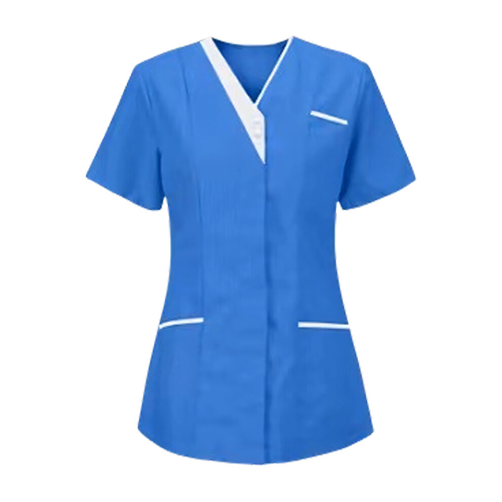 Housekeeping Uniforms Cleaning Uniforms Short-Royal Blue Xxxl 7755001194502
