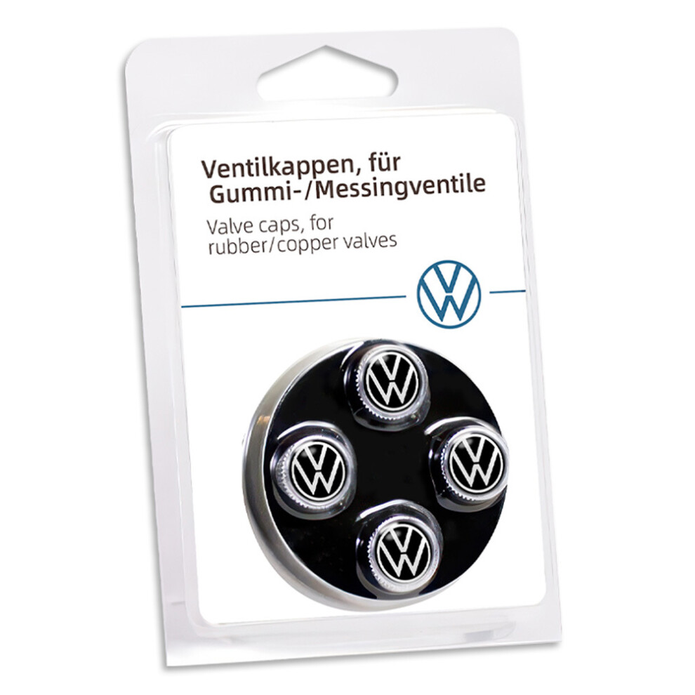 4Pcs Vw Emblem Car Tire Valve Stem Caps For Volkswagen Vehicles 4069369474231