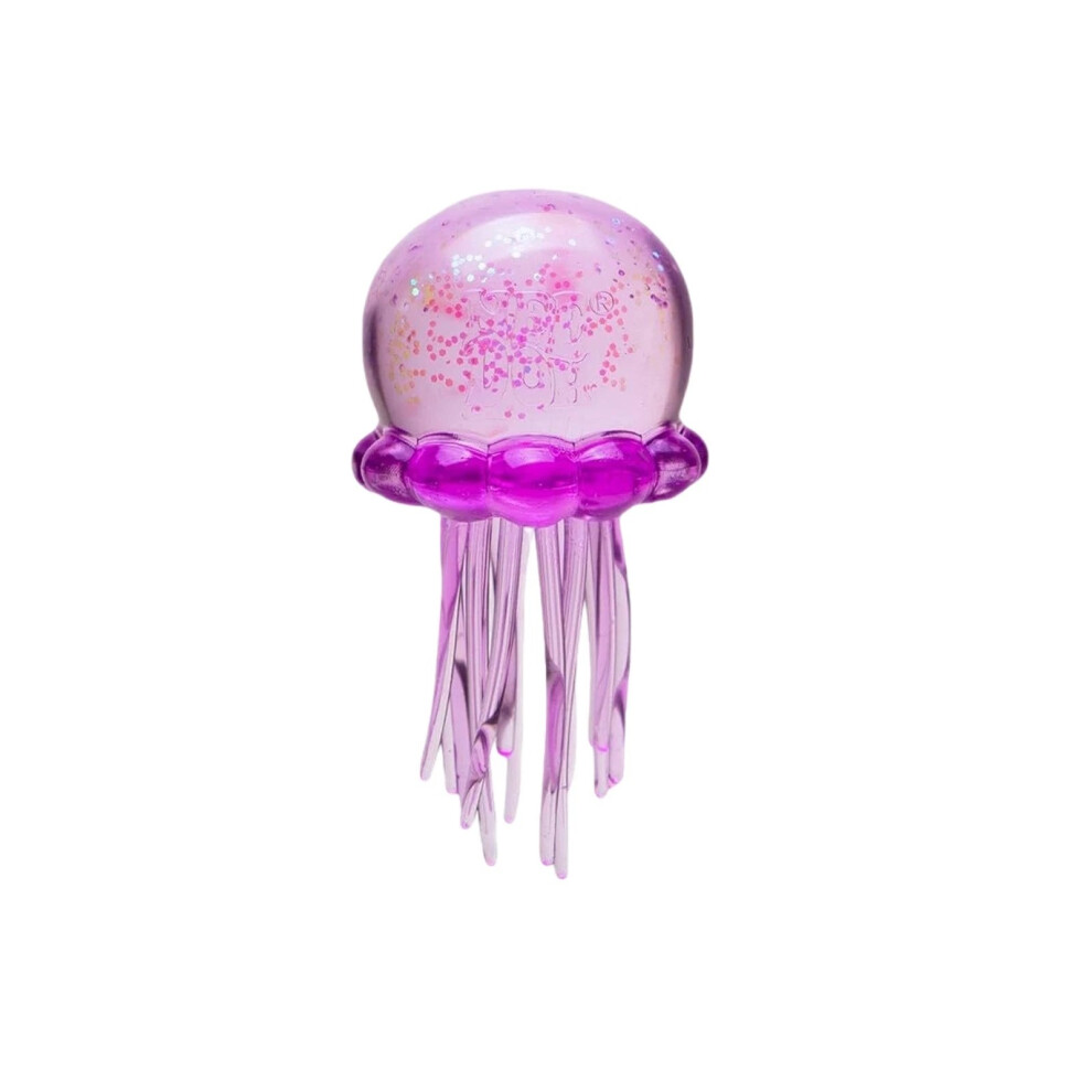 Needoh (Purple) Jellyfish Jelly Squish Stress Toy, Fidget Sensory Squeeze Toy Squishy Toy