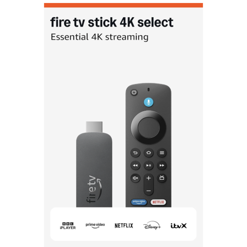Amazon AMAZON Fire TV Stick 4K Select wAlexa Voice Remote 1