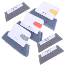 6pcs Window Groove Cleaning Brush Set with DualHead Detachable Design and Soft Bristles for Sliding Door Tracks