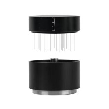 Distributeur et Tasseur de Café avec Outil WDT, Outil de Distribution D'Espresso, Tasseur de Café à Pression Constante avec Graduation 58 mm