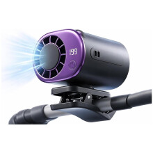Ventilateur de Taille Portable avec Clip de Sécurité, Ventilateur de Poche avec Affichage LED pour Hommes et Femmes, Idéal pour la Maison, les