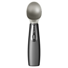 Self-Melting Ice Cream Spoon Commercial Ice Cream Heating Electric Stainless Steel Ice Cream Spoon Black