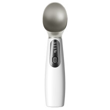 Self-Melting Ice Cream Spoon Commercial Ice Cream Heating Electric Stainless Steel Ice Cream Spoon White
