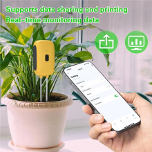 Tuya  Soil Moisture Sensor Home Wireless APP Check Potted Plant Moisture Tester IP55 WaterproofTemperature Humidity