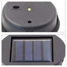 4PCS Solar Lamp Base with LED Bulb LED Night Light Base IP44 Waterproof Courtyard Light Base for Outdoor Camping Picnic