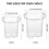 Fish Tank Drip Flows Bucket Adjustable Water Flows Regulator for Precise Aquarium Care 2500ml 8