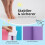 Ensemble de 6 blocs d'escalade en mousse souple, violet/rose 4