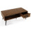 Mesa de centro com gaveta e prateleira aberta, 109 x 55 x 39,5 cm 2