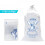 100 τεμάχια σακούλα πάγου με κορδόνι, ανθεκτική στα τρυπήματα, ανακυκλώσιμη 1