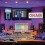 Φωτιστικό LED On Air Studio, Πινακίδα, Πολλές Λειτουργίες Φωτισμού με Ασύρματο Τηλεχ 5