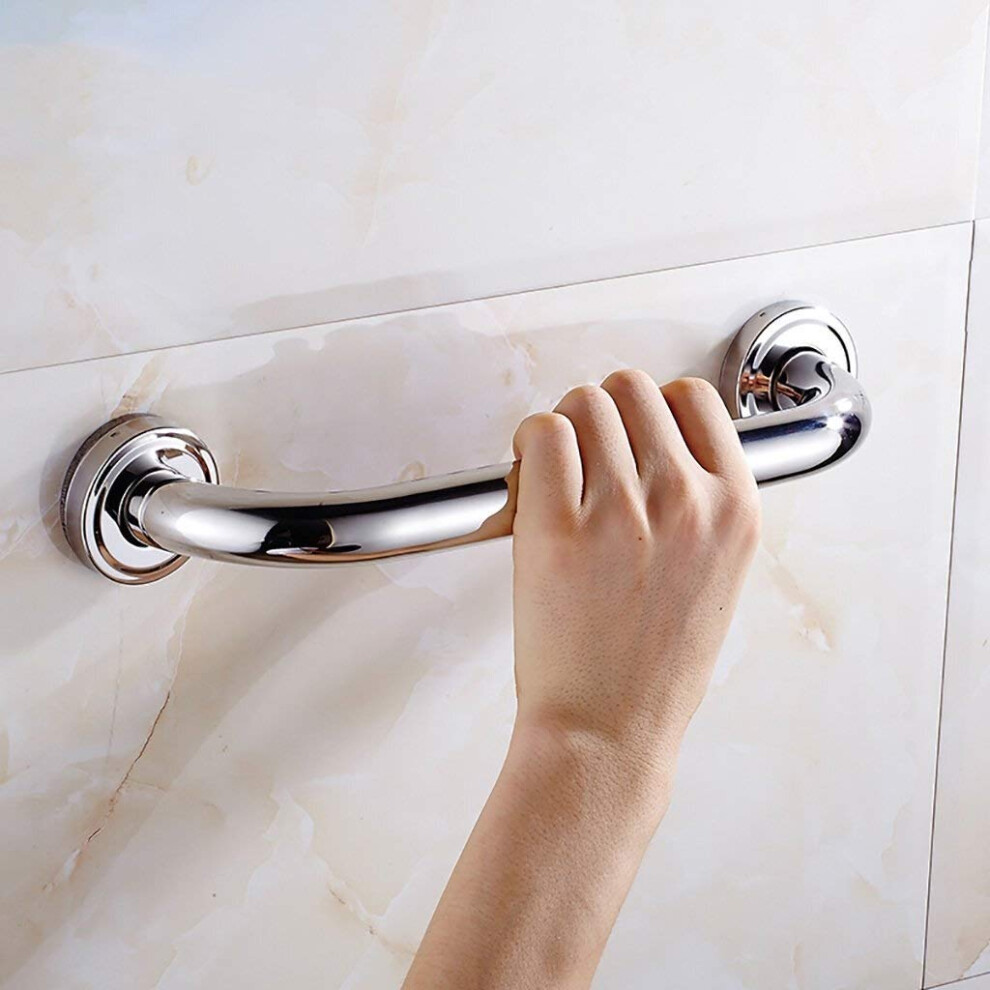 Bathroom Grab Bar 60cm Stainless Steel Handrail Non Slip Secure Grip Wall Mounted Safety Support