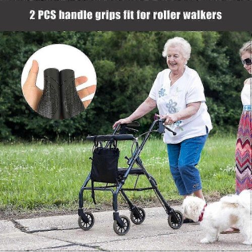 Comfortable Anti-Slip Hand Grips for Universal Rollators 2-Pack-G 2