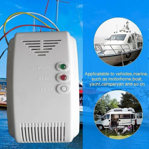 12V Αισθητήρας Συναγερμού Αερίου Προπάνιο Βουτάνιο Υγραέριο Φυσικό Τροχόσπι 2