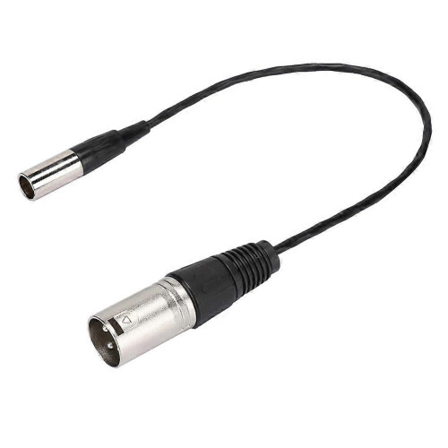 PCS Mini XLR 3pin αρσενικό σε συμβατότητα με καλώδιο ήχου Canon για μεταφορά μικροφώ 2