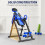 Heavy Duty Inversion Table Adjustable Height 4