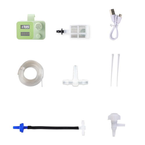Indoor Garden Watering Solution With LCD Display Feature-a