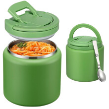 16Oz Press Seal Lunch Container For Office School Outdoor-Green