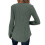Womens Vintage Knit Tops Babydoll Pullover Button Down-Blue M 4