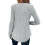 Womens Vintage Knit Tops Babydoll Pullover Button Down-Blue M 5