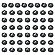 Electrical Box Wire Connectors None Metallic-Black 50 pieces