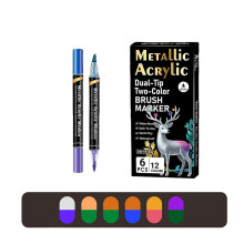 Watercolor Pens For Kids Art Drawing Flexible Design Art-6 pack