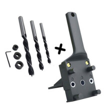 Woodworking Hole Doweling Jig Hole Punch Locator for-Grey