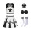 Cheerleader Performances Outfit Set Soft Fabric-Black 110 1